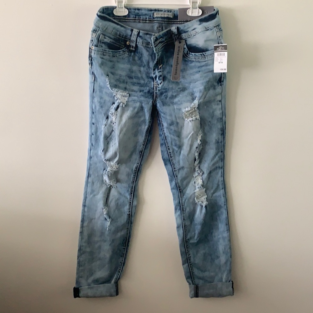 twentyone black (Rue 21) mid ride skinny jeans NWT
